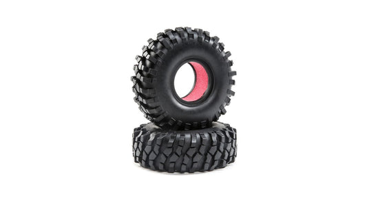 ECX FR/RR Tire with Foam: Temper G2 (ECX41013)