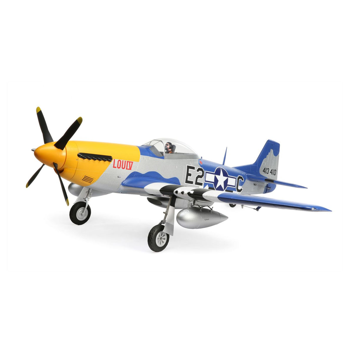 E-flite P-51D Mustang 1.5m BNF Basic with Smart (EFL01250)
