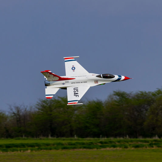 E-flite F-16 Thunderbirds 80mm EDF BNF Basic with AS3X and SAFE Select (EFL87950)