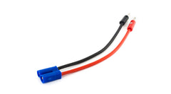 E-flite EC5 Device Charge Lead with 6" Wire & Jacks, 12 AWG (EFLAEC512)
