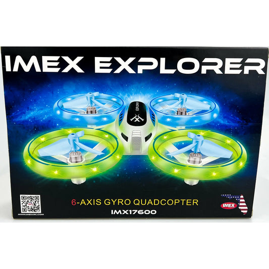 IMEX Explorer 2.4 GHz 6-Axis Gyro Quadcopter RC Drone (IMX17600)
