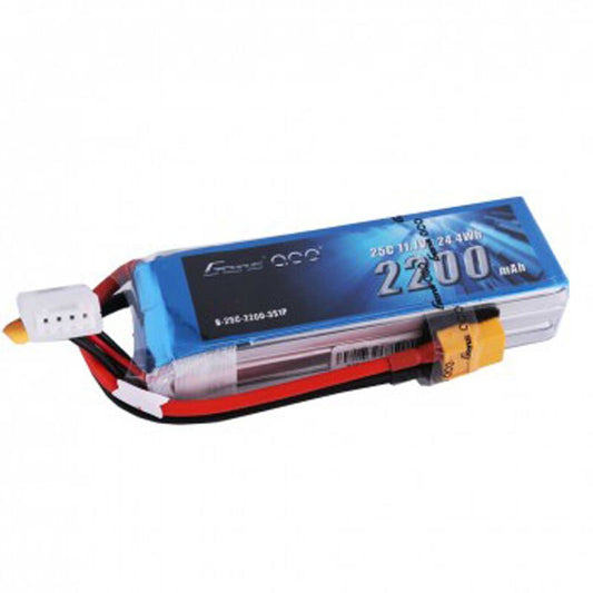 Gens Ace 11.1V 2200 Capacity 3S Voltage 25C Rate XT60
