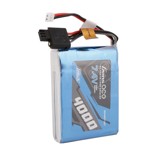 Gens Ace G-Tech 4000mAh 2S1P 7.4V TX Lipo Battery Pack With JST-EHR Plug