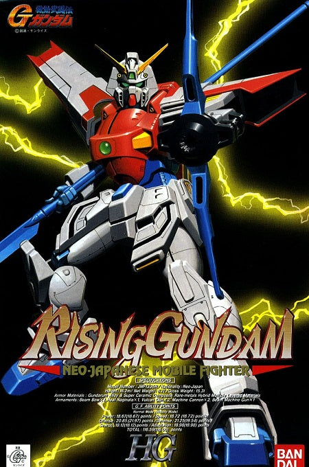 Rising Gundam Neo-Japanese Mobile Fighter 1/100 Scale Hobby Tyme