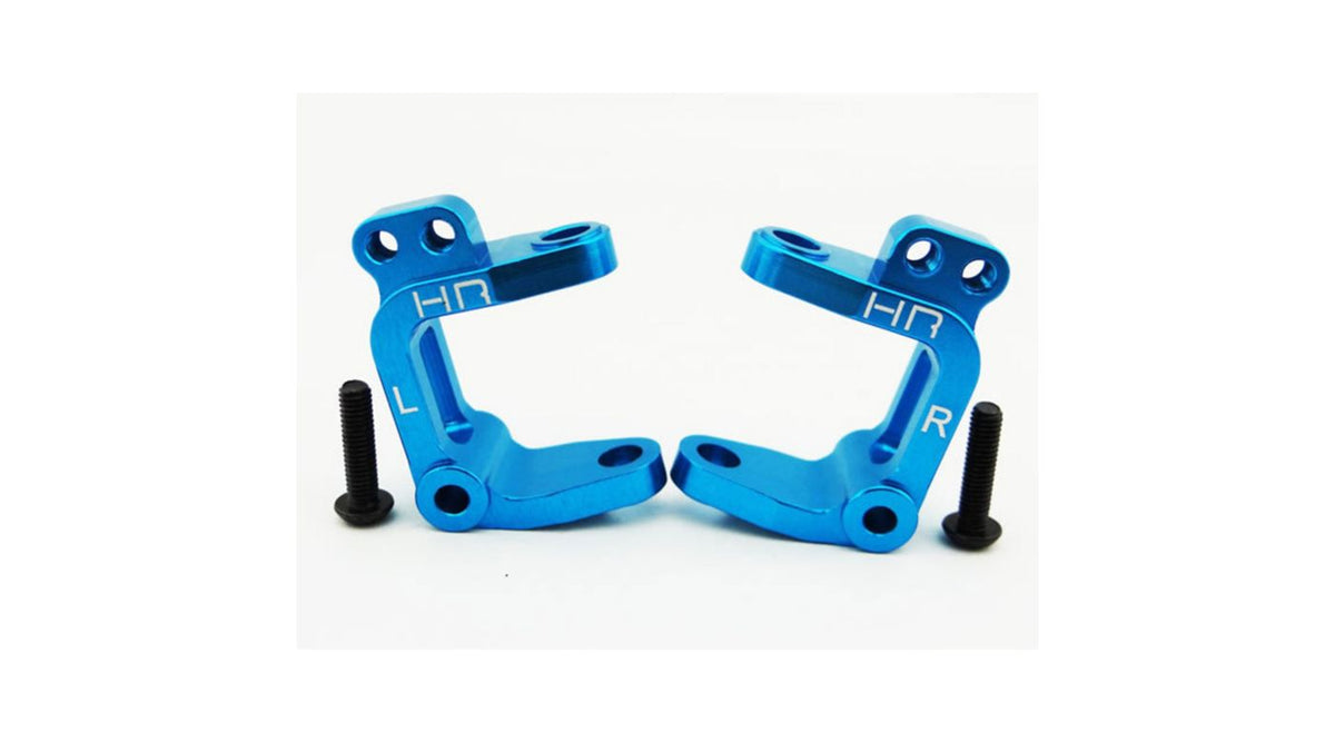 Hot Racing Aluminum Caster Blocks (Blue): ECX 2wd (ECT1906)