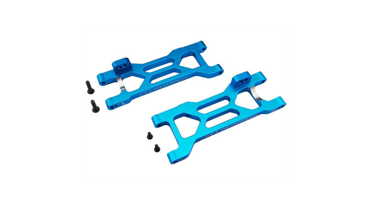 Hot Racing Blue Aluminum Rear Suspension Arms: ECX 2WD (AECT5606)