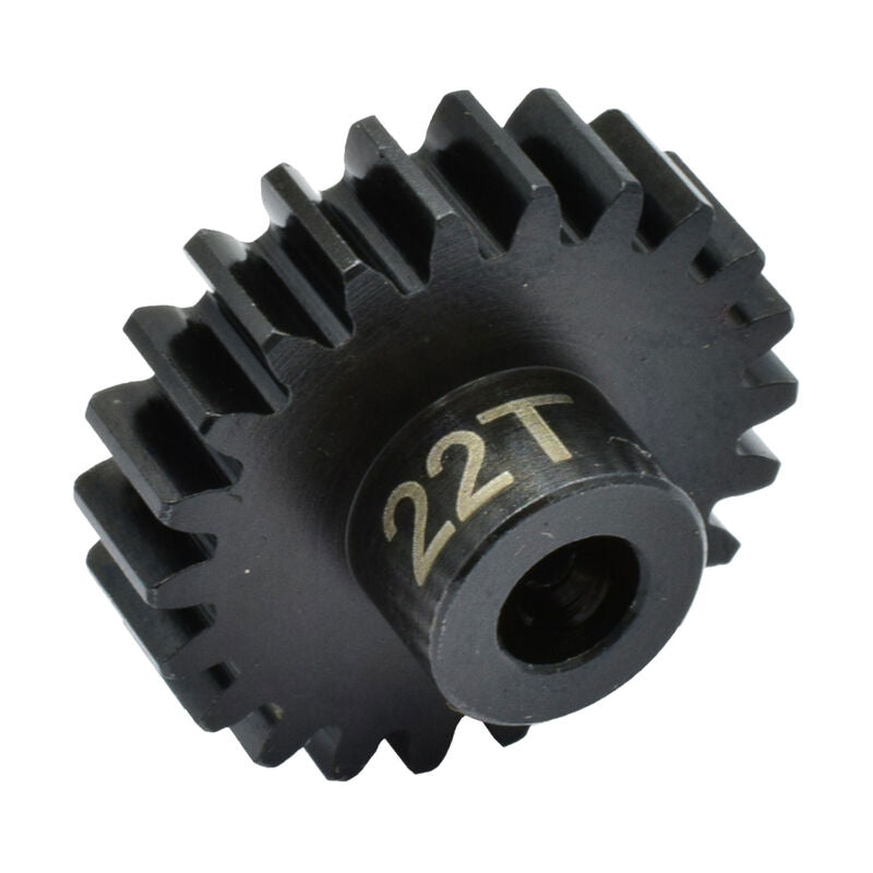 Hot Racing 22t Steel Mod 1 Pinion Gear 5mm (HRANSG22M1) Horizon Hobby