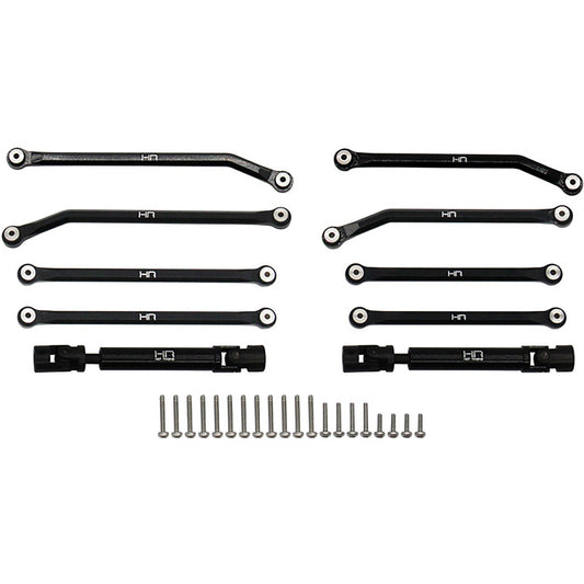 Hot Racing Aluminum 8-Link Drive Set, 155mm, LCG: SCX24 Jeep Gladiator (HRASXTF133LC) Horizon Hobby