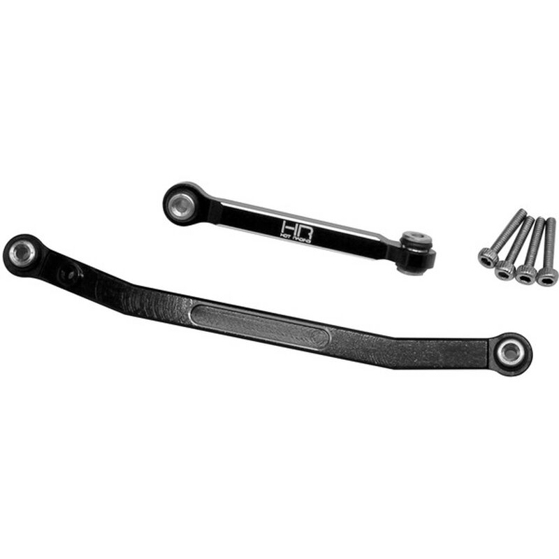 Hot Racing Black Aluminum Fix Link Steering Rod: SCX24 (HRASXTF49X01) Hot Racing