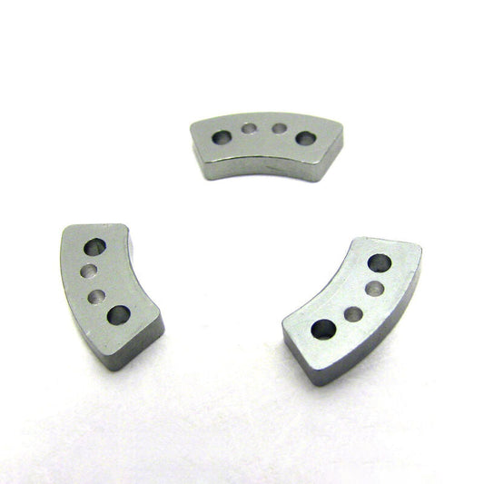 Hot Racing Alum Hard Anodized Slipper Clutch Pads (3):Traxxas (HRATRX15HS)