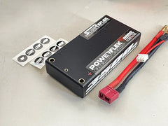Scale Reflex Shorty LiPo 7.4v 2S 3500mah 100C Lipo Battery (W Cable 4.0mm Bullet To Deans) – 136g / 18.5mm Thick (3500)