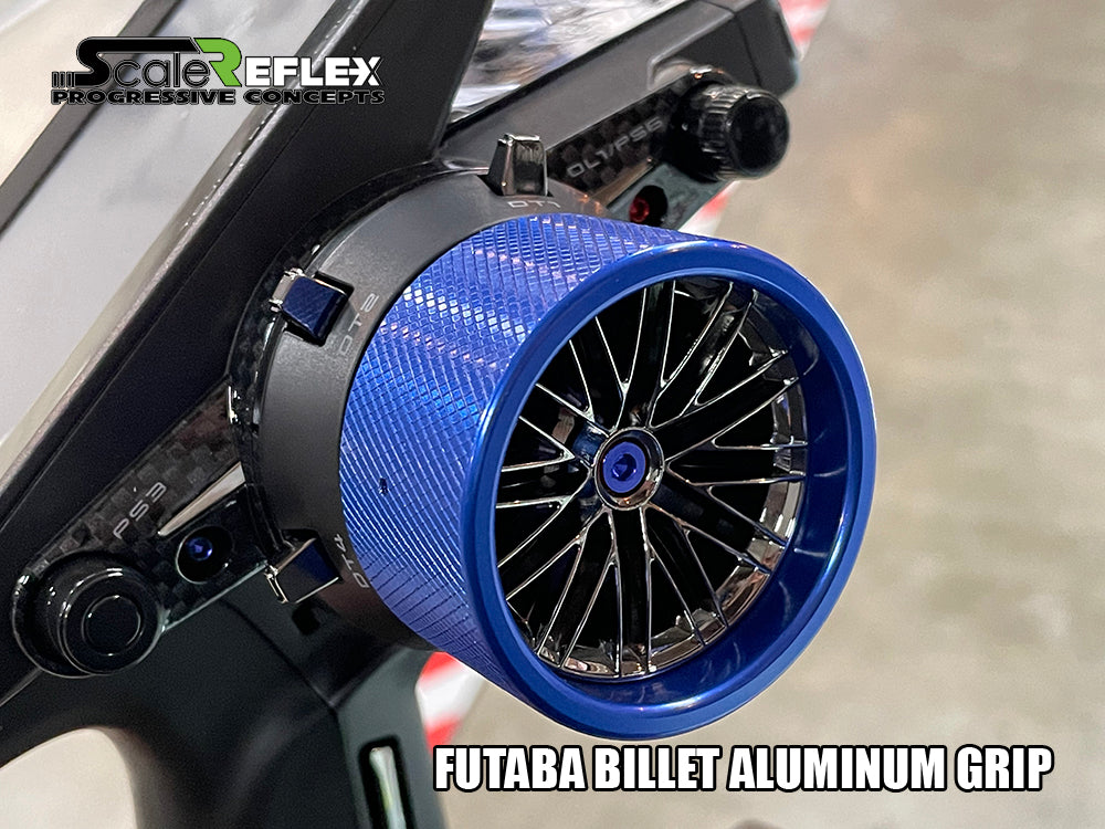Scale Speed Billet Aluminum (Blue) Steering Grip for Futuba 3PV 4PM 4PV 4PX 7PX 7PXR 862530 Scale Speed