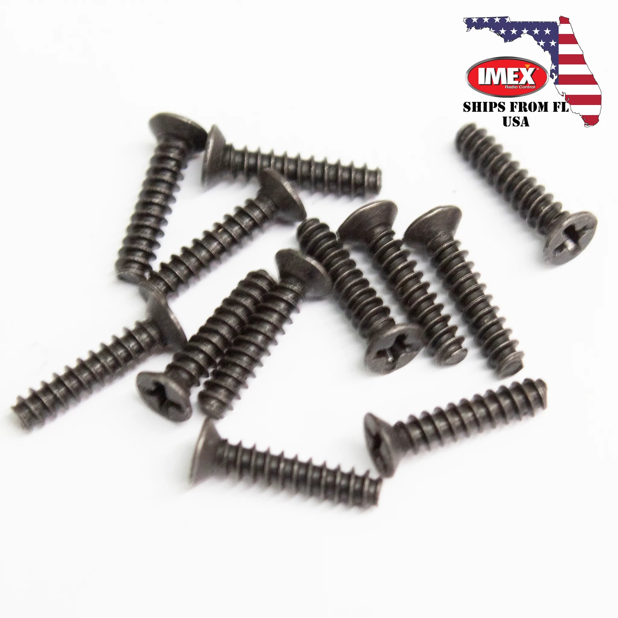 IMEX Countersunk Screws KBHO 2.6 x 8mm (x12) (IMX16803) IMEX