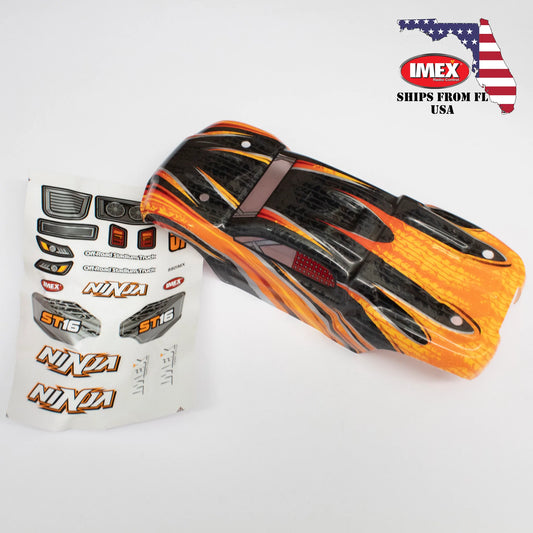 IMEX Ninja Truggy Body (Orange) (IMX16923)