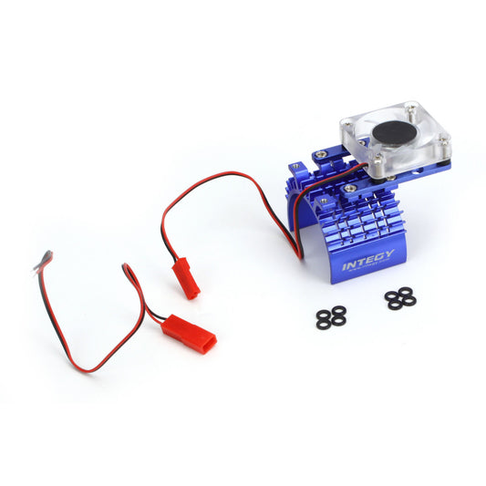 Integy Motor Heatsink and Cooling Fan, Blue (INTC22470BL)