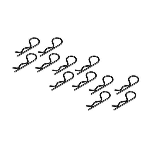 JConcepts Body Clips, Black, Med (12) JCO2139