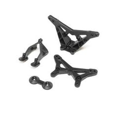 LOSI FR/RR Shock Tower, Wing Stay: Mini-B (LOS214012)