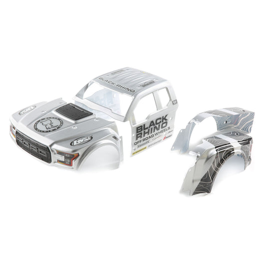 LOSI Black Rhino Wheels Ford Raptor Body Set: Baja Rey (LOS230067)