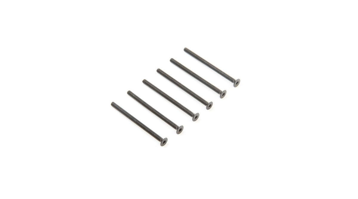 Losi M3 x 45mm Flat Head Screws (6) (LOS235028)