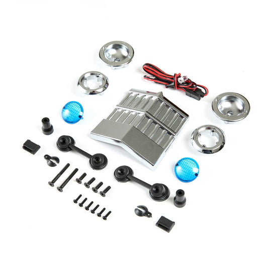 LOSI Front LED Lights and Grill Set, Son Uva Digger: LMT (LOS240019)