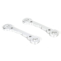 Losi Front Hinge Pin Braces, Aluminum, (2): MTXL (Silver) (LOS254030)