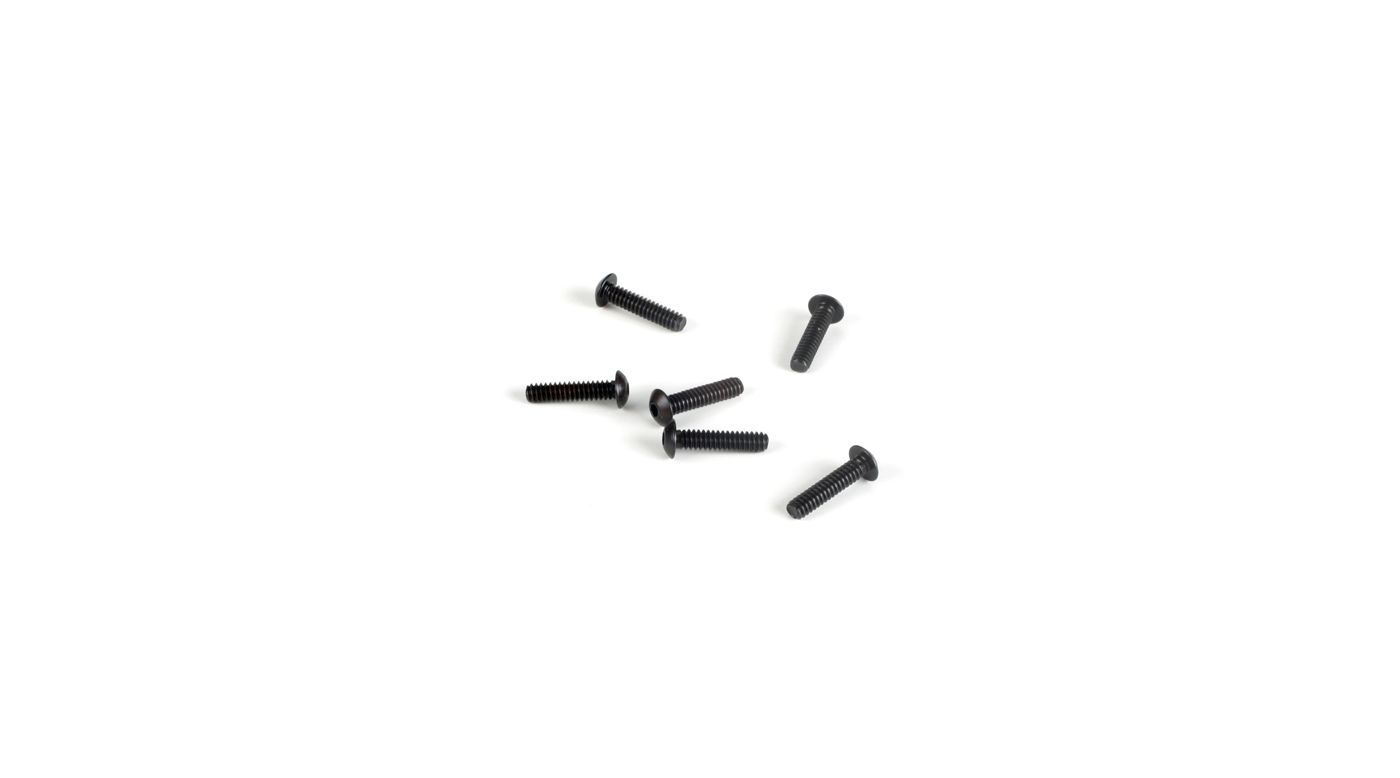 Losi Button Head Screws, 4-40 x 1/2" (6) (LOSA6256)