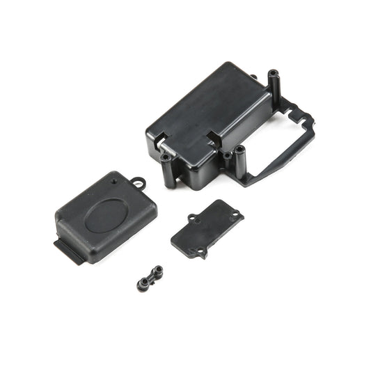 LOSI Radio Tray w/Switch Cvr Blnk & Rx Cvr: TEN-SCTE (LOSB2359)
