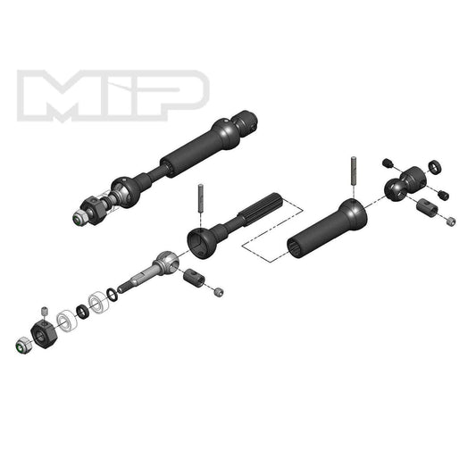 MIP CVD Drive Kit Rear 87mm - 112mm With 5mm Bearing (MIP18140) Horizon Hobby
