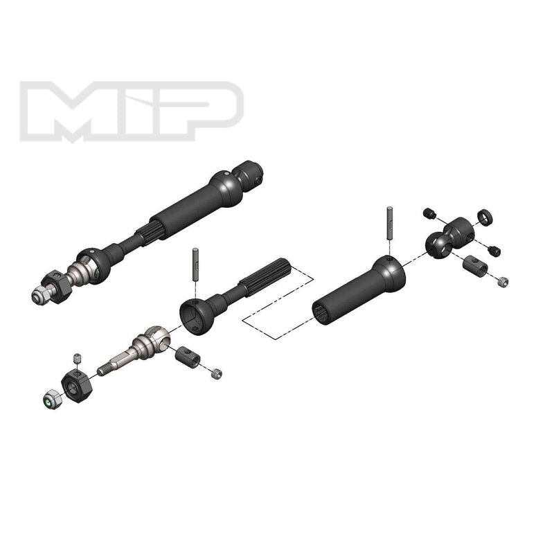 MIP X-Duty CVD Drive kit For Traxxas 4x4 (MIP18150) Horizon Hobby