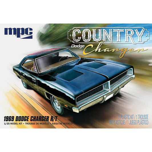MRC 1/25 1969 Dodge Country Charger R/T Model Kit MPC878