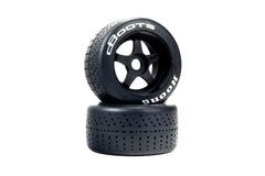 ARRMA 1/7 dBoots Hoons 53/107 2.9 White Belted 5-Spoke Mounted Wheels, 17mm Hex (2) (ARA550073)
