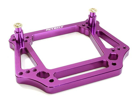 Integy Alloy Front Shock Tower for Traxxas Slash 2WD, Stampede 2WD, Bandit, Rustler 2WD (OBM-3639PURPLE)