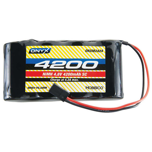 Onyx 4.8V 4200mAh Sub-C NiMH Flat Receiver Battery: Universal Receiver (ONXM2426)
