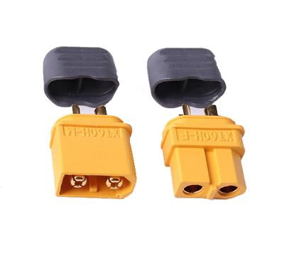 XT60 Connectors M/F with Sheath 2-Pack (FRC1048)