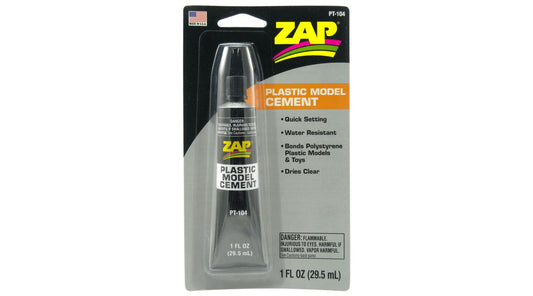 Plastic Model Cement, 1 oz, Carded