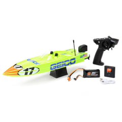 ProBoat 17" Power Boat Racer Deep-V RTR, Miss Geico (PRB08044T1)