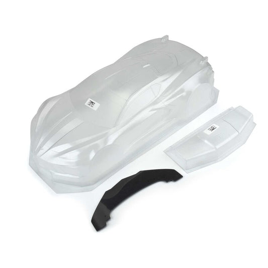 PROTOform Corvette C8 Clear Body Felony & Infraction (PRM157700) Horizon Hobby