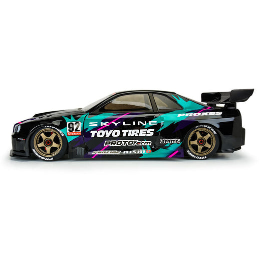 PROTOform: 1/7 2002 Nissan Skyline GT-R R34 Clear Body: ARRMA Infraction 6S (PRM158400) Horizon Hobby