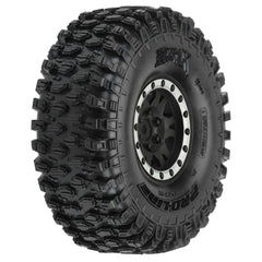 Pro-Line 1/10 Hyrax Predator F/R 1.9" Mounted 12mm Blk/Slvr Impulse (2) (PRO1012812) Horizon Hobby