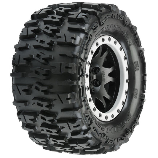 Pro-Line 1/5 Trencher Pro-Loc F/R 4.3" X-MAXX MTD 24mm Blk/Gry Impulse (2) (PRO1015113)