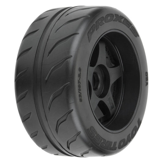 Pro-Line 1/7 Toyo Proxes R888R S3 Rear 53/107 2.9" BELTED Mounted 17mm 5-Spoke (2) (PRO1020010)