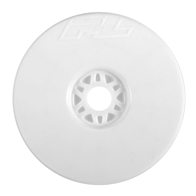 Pro-Line 1/8 Velocity Front/Rear 17mm Buggy Wheels (4) White (PRO270204)