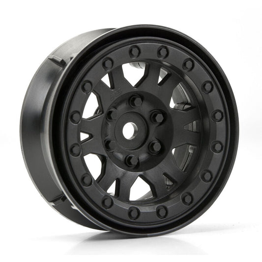 Pro-Line 1/10 Impulse Front/Rear 1.9" 12mm Rock Crawler Wheels (2) Black (PRO276903)