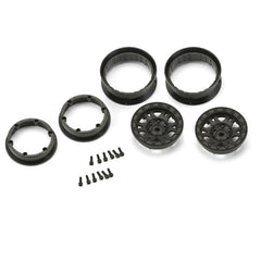 Pro-Line 1/10 Impulse Front/Rear 1.9" 12mm Rock Crawler Wheels (2) Black (PRO276903) Horizon Hobby