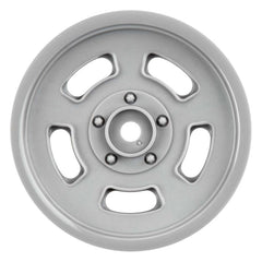 Pro-Line 2792-05 : 1/10 Slot Mag Drag Spec 2.2" Front Wheels, Stone Gray (2): Slash 2WD, DR10 (PRO279205)