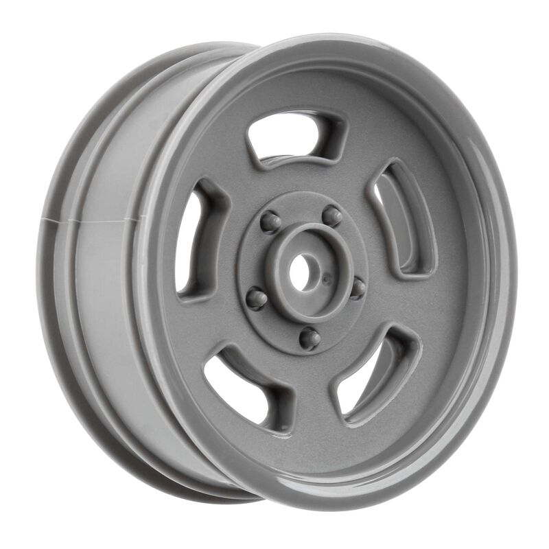 Pro-Line 2792-05 : 1/10 Slot Mag Drag Spec 2.2" Front Wheels, Stone Gray (2): Slash 2WD, DR10 (PRO279205) Horizon Hobby