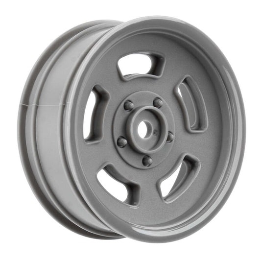 Pro-Line 2792-05 : 1/10 Slot Mag Drag Spec 2.2" Front Wheels, Stone Gray (2): Slash 2WD, DR10 (PRO279205) Horizon Hobby