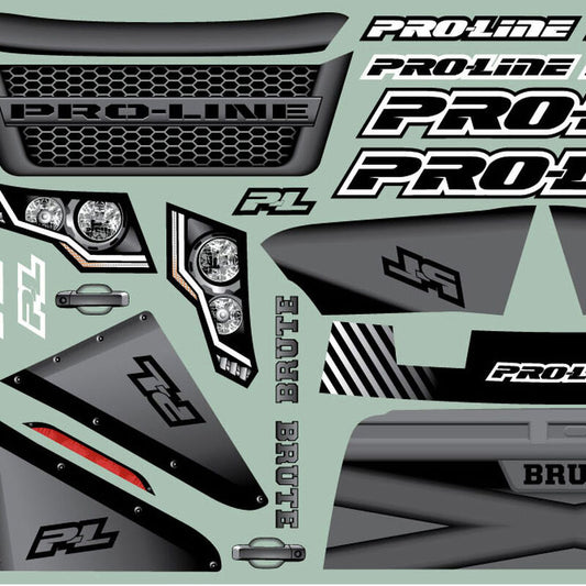 Pro-Line 1/8 Pre-Cut Brute Bash Armor Body, White: KRATON (PRO352115)