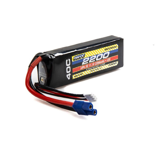 Onyx 111.1V 2200mAh 3S 40C LiPo Battery: EC3 (ONXP22003S40)