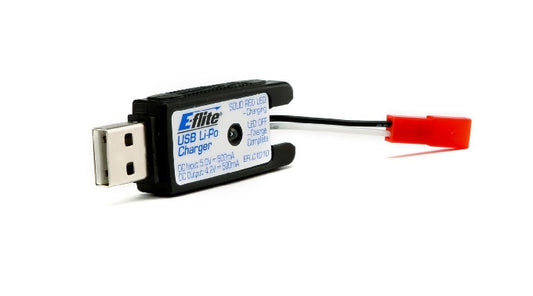 E-flite 1S USB Li-Po Charger, 500mA, JST (EFLC1010)